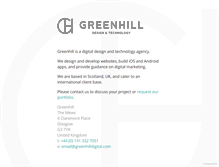 Tablet Screenshot of greenhilldigital.com